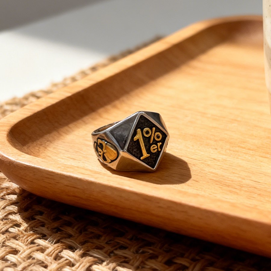 Biker Ring Rider Jewelry 1% Biker Ring Full Sizes In Stock - 图片 7