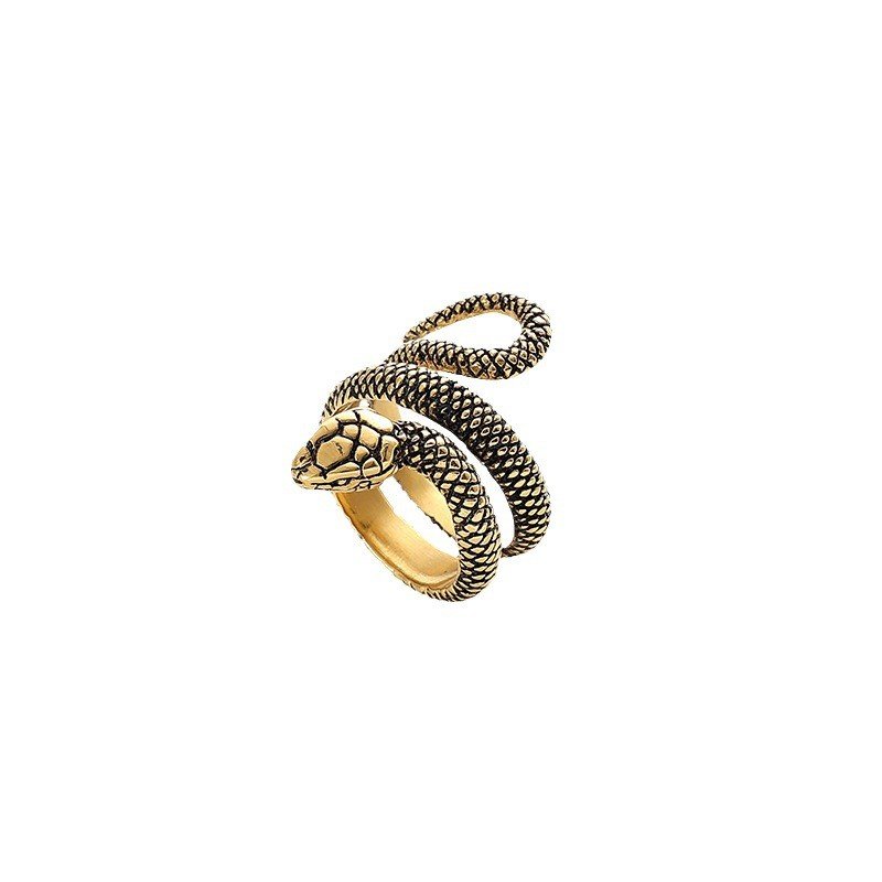 Fashion Snake Ring 316LStainless Steel Trendy Jewelry for Women Men Perfect Gift for Friends Family - 图片 3