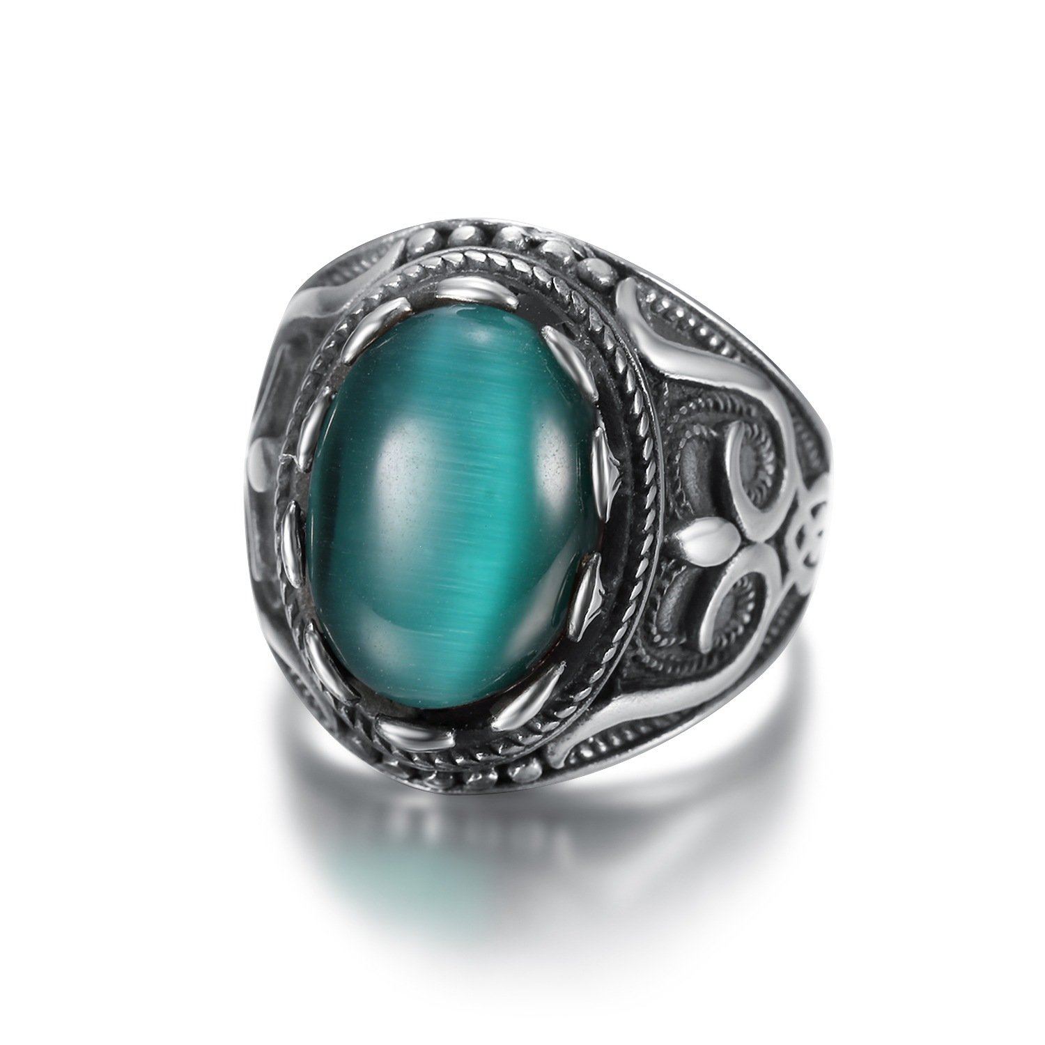 Stone Inlaid Ring