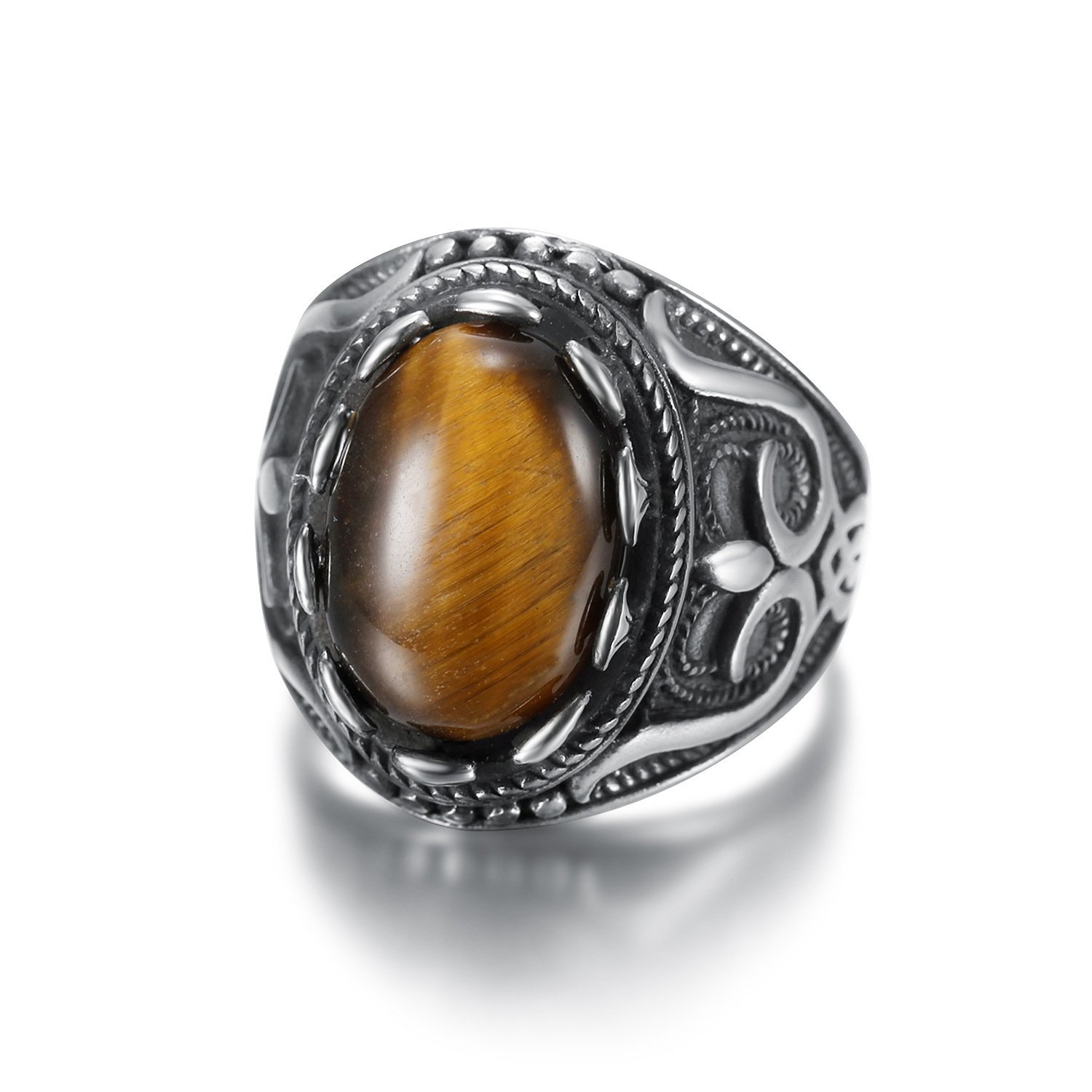 Stone Inlaid Ring