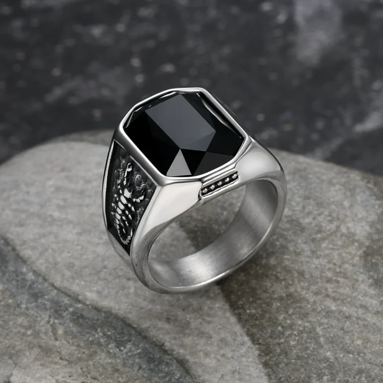 hip hop scorpion ring wholesale men's streetwear jewelry