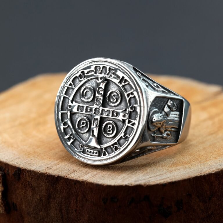 St. Benedict cross exorcism ring wholesale religious jewelry