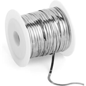 stainless steel flat snake chain necklace wholesale main white background