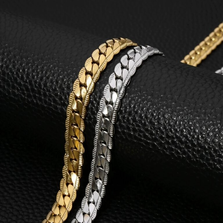 Hip-Hop Cuban Chain - Encrypted Pressed Flower Chain - Flat Side Cuban Chain wholesale main product image
