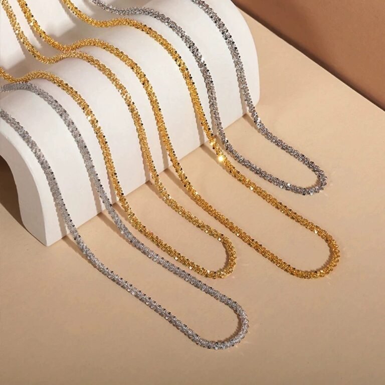 Stainless Steel Cauliflower Chain - 18K Real Gold Plated - Minimalist Collar Necklace wholesale main product image