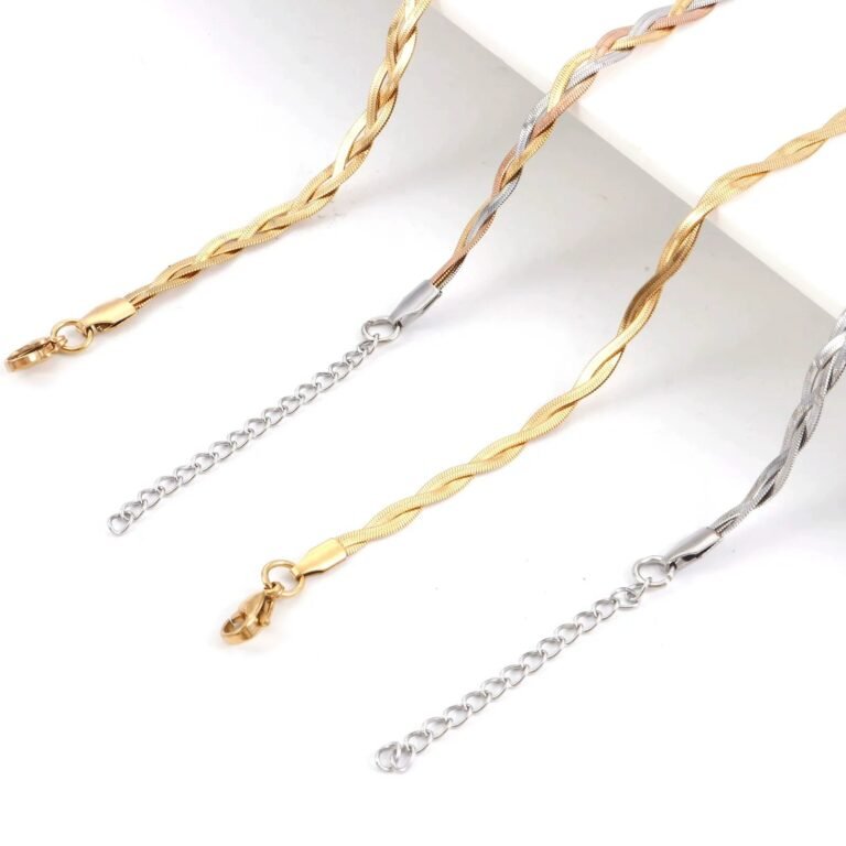 Titanium Steel Snake Bone Chain - Double/Triple Strand Bracelet & Necklace wholesale main product image