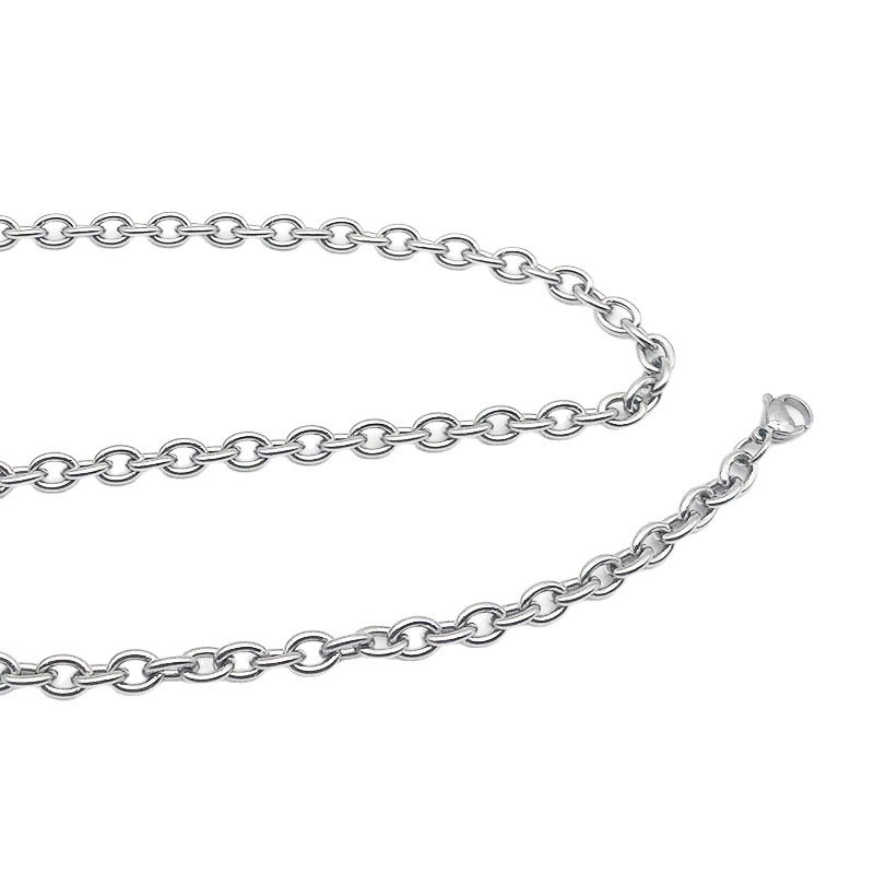 stainless steel O-chain necklace wholesale product view 2
