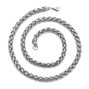 316L stainless steel dragon bone chain necklace wholesale main white background