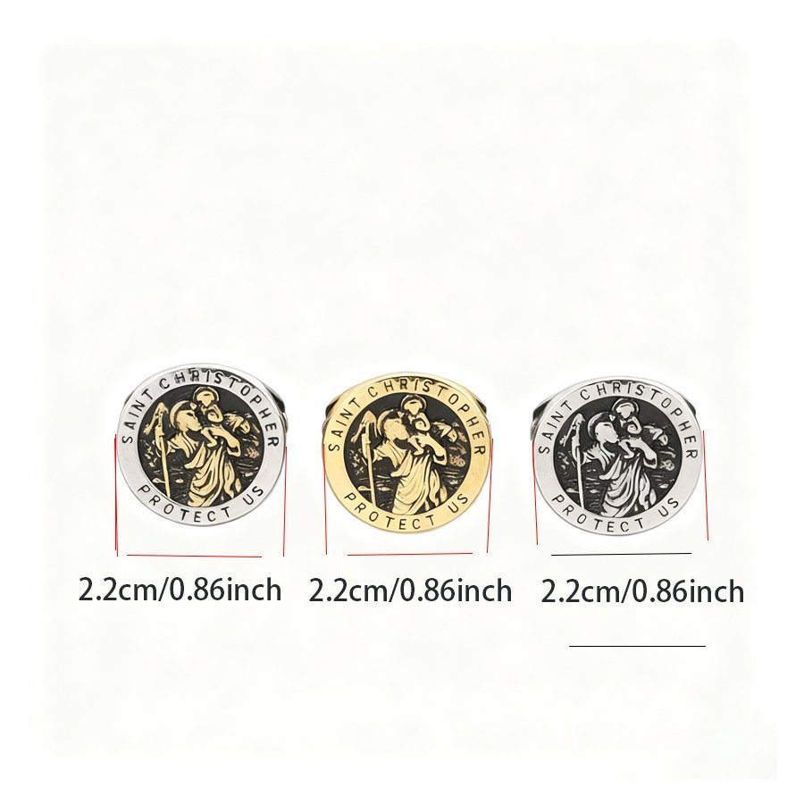 Religious ring size chart for wholesale stainless steel rings