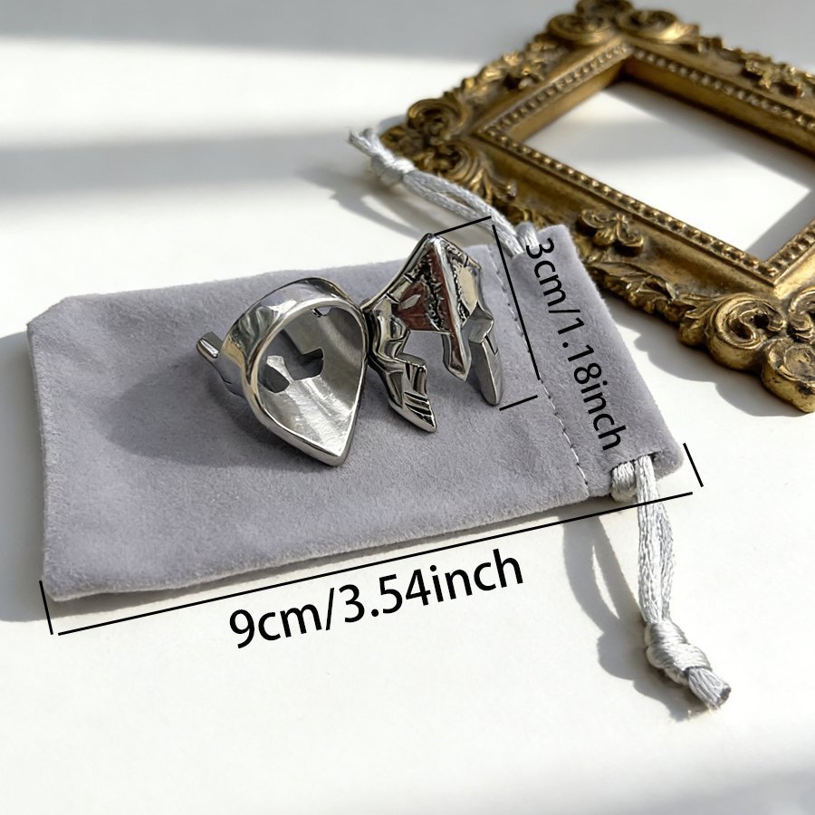 Spartan mask ring size chart for wholesale stainless steel rings
