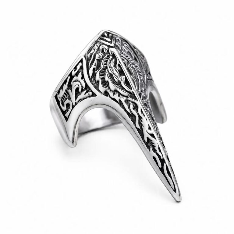 316L Stainless Steel Viking Raven Ring Wholesale