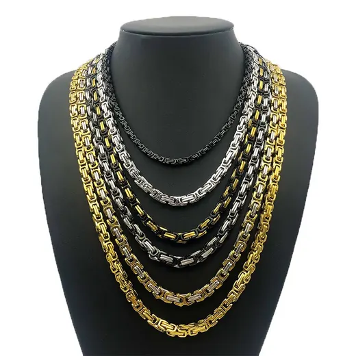 Stainless steel necklace wholesale hero image