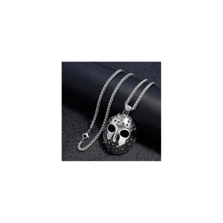 jason mask stainless steel pendants wholesale main white background product image