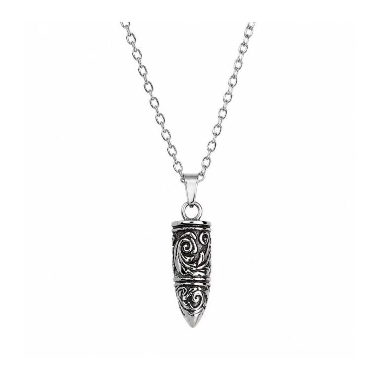 bullet shell stainless steel pendant wholesale main white background product image