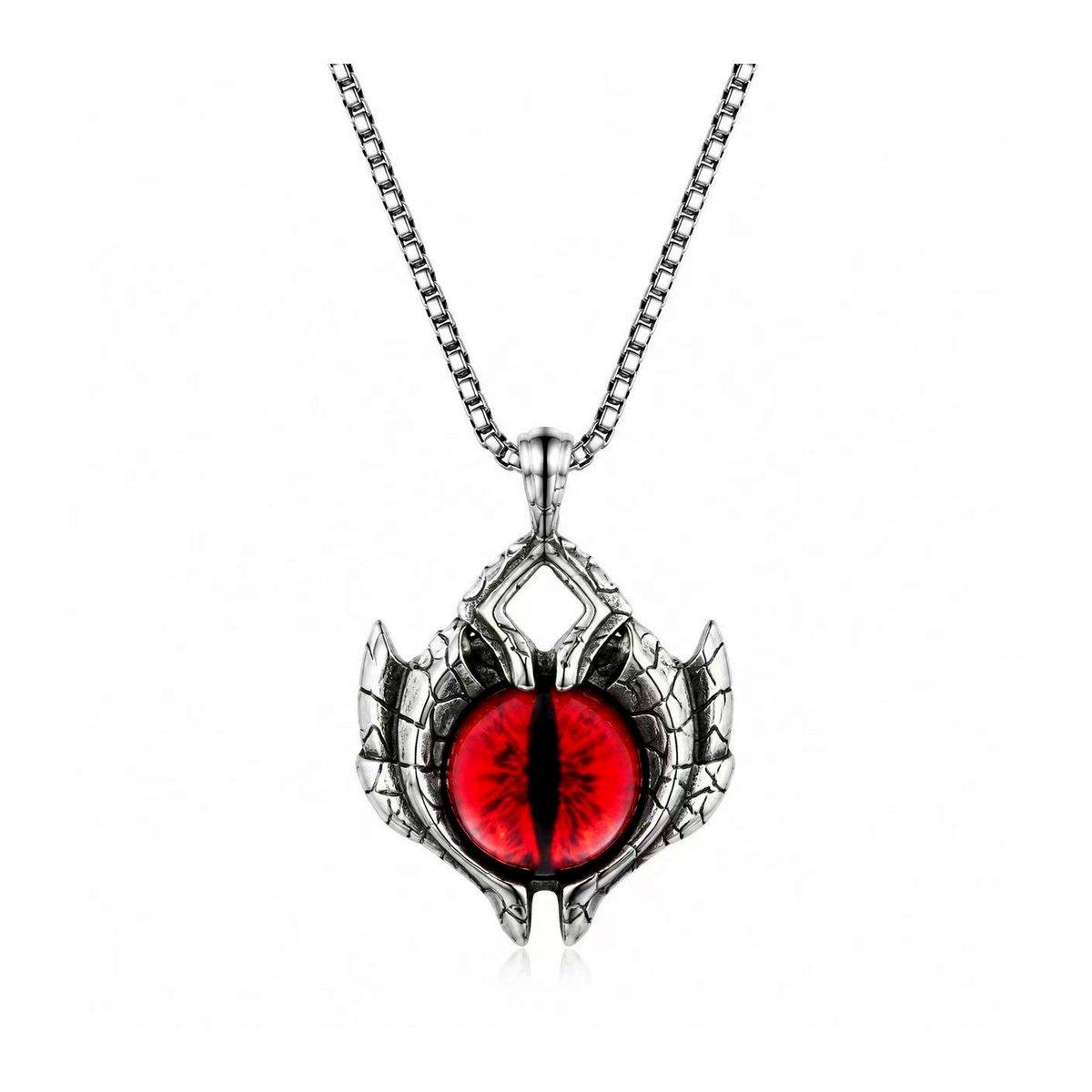 dragon eye wing stainless steel pendant wholesale main white background product image