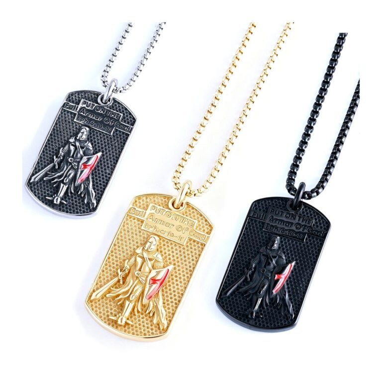 knight stainless steel pendants wholesale main white background product image