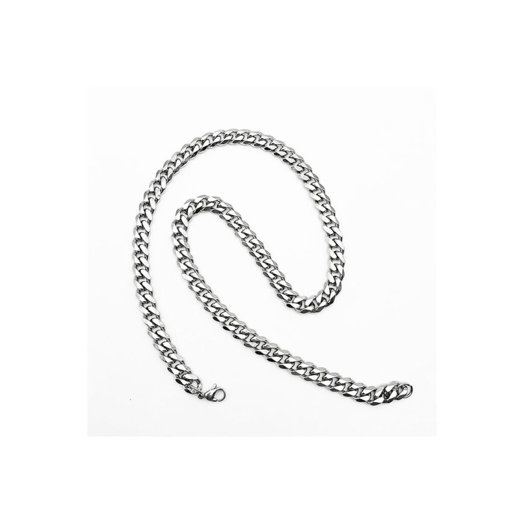 stainless steel cuban chain necklace wholesale main white background product image