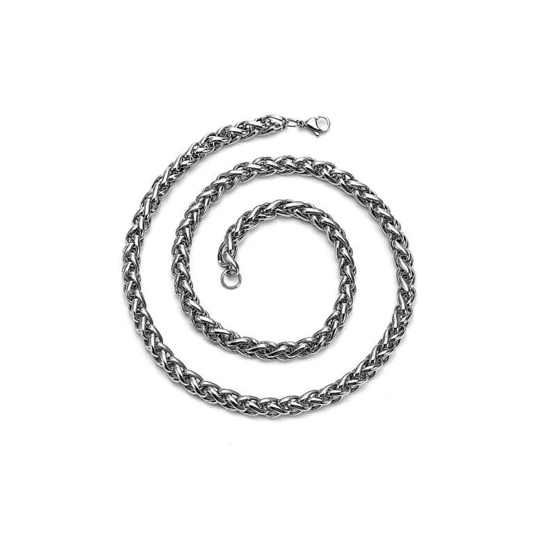 316 stainless steel dragon bone chain necklace wholesale main white background product image