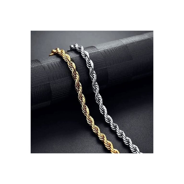 Cadena torcida hip-hop con chapado al vacío 18K al mayoreo - 316L stainless steel jewelry wholesale