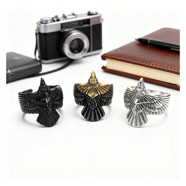 Eagle Head Stainless Steel Statement Ring Wholesale