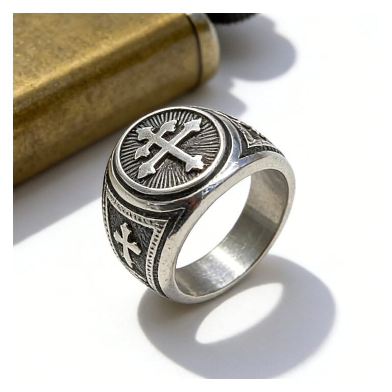 Double-Bar Lorraine Cross Rings Wholesale